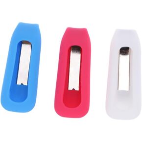3Pcs Colorful Silicone Replacement Clips for Durable Pedometer Holders for Activity Tracking Comfortable Fit for Pocket Belt and No Irritation Skin