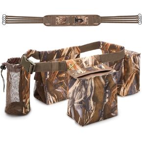 Dove Belt and Duck Lanyard Carrier,for Bird Hunting, Shooting,Dog Training, Fishingwith Game Pouch Shell Bags Water Bottle