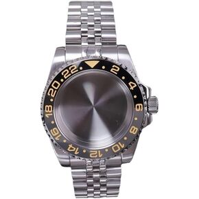 Yacht Water Resistant Watch Case With Sapphire Crystal Fine Adjustment Slide Clasp For Nh35 Nh36 Nh34 Movement Mods Watch case