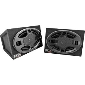 SDX Audio 800 Watts 6"x9" 4-Way Car Speaker Hatchback Boxes (a Pair)