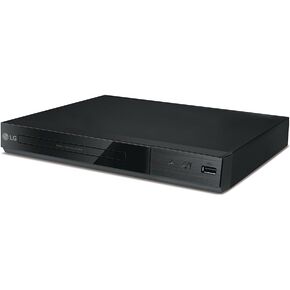 LG DP132H DVD Player Full HD Upscaling, Traditional DVD Playback, USB Playback, HDMI Out, USB Direct Recording, with Remote Control – Black
