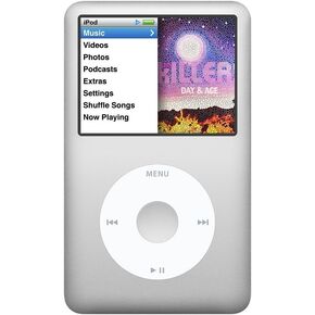 Apple iPod Classic 160GB MP3 Player 2.5-Inch 7th Generation - Silver (Refurbished)