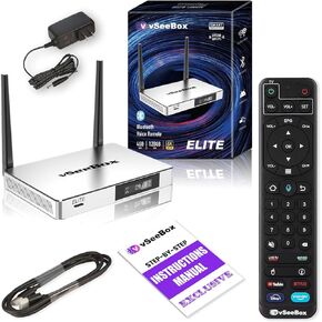 v See 2025 Elite Kit with Dual Antennas, Remote, Power Adapter, Ethernet Cable & Manual