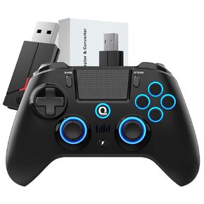 QRD Spark N5 Wireless Controller لـ PS5 Pro Slim PS4 PS3 PS2 Steam Deck PC Windows Mac ios Android TV Box ، Halleffect Gamepad Bowstic