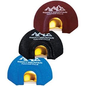 Rocky Mountain Hunting Calls 142 GTP Series Black Magic, Reaper, and Spellbound Elk Diaphragm Calls, Pack of 3