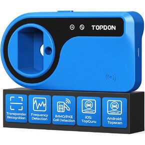 TOPDON T-Darts Transponder Tester, Remote Key Frequency Tester, Transponder Recognition & Generation, Frequency Detection, Write Keys Via Dumps, Key Signal Tester