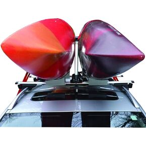 Malone Stax Pro2 Universal Car Rack Folding Kayak Carrier (2 Boat Carrier)
