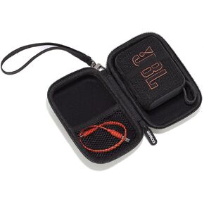 Ginsco 2025 New Case for JBL Go 4 - Ultra-Portable Waterproof and Dustproof Bluetooth Speaker for Go 3 - Portable Mini Bluetooth Speaker, Travel Carrying Case Hard Shell Cases with Detachable Strap