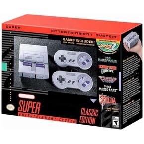 RENOLS Video Game Console forSpuerNES Classic Edition forSNES Mini System, Pre-loaded 21 Official forSNES Original Games