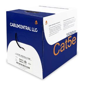 Cat 5e Ethernet Internet Cable UTP - 1000 FT - CMR 350MHz 24AWG Solid Conductors Bare Copper Wire for Outdoor/Indoor Use, Riser Cable, Premium Easy Pull Box, Green Color - 1000 Feet