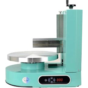 Automatic Cake Cream Spreading Machine, 4-12Inches Birthday Cake Electric Cream Spreading Machine Cake Coating Smearer Filling Smoothing Machine  for Cake Dessert Shops and Households,Green