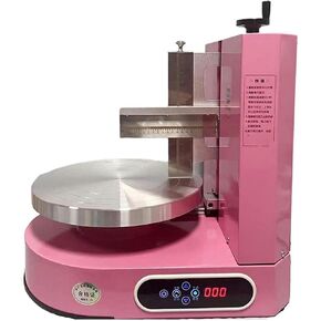 Automatic Cake Cream Spreading Machine, 4-12Inches Birthday Cake Electric Cream Spreading Machine Cake Coating Smearer Filling Smoothing Machine  for Cake Dessert Shops and Households,Green