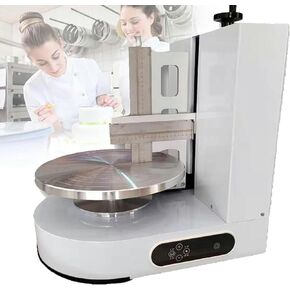 Electric Cake Decorating Machines Birthday Cake Cream Spreading Machine Cakes Plastering Cream Coating Filling Machine 110V 220V,White