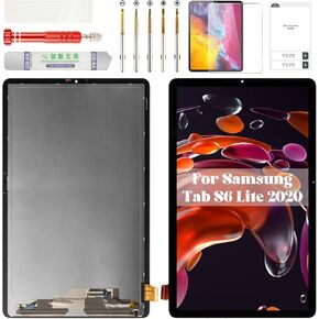 for Samsung Tab S6 Lite LCD Display Replacement for Samsung Galaxy Tab S6 Lite 10.4 Digitizer Screen Replacement for Samsung SM-P610 Touch Screen Assembly Repair Kits SM-P610N SM-P615 Black