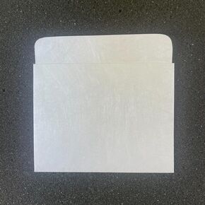 White Tear-Resistant Floppy Disk Sleeves for 3.5 Inch Diskettes-100 pack