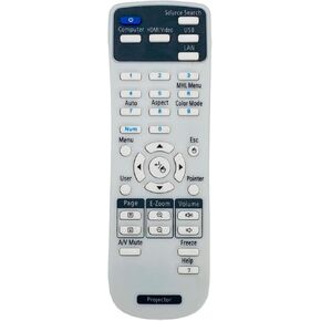 Replacement Video Remote Control fit for Epson EF11 EF12 EF21 EF22 Projector