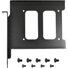 2.5" to 3.5" Hard Drive Tray Holder for PCI SSD HDD Metal Mounting Steel Bracket Adapter Black
