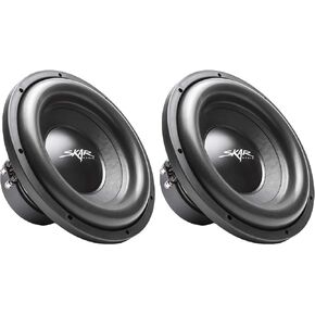 (2) Skar Audio SDR-12 D2 12" 1200W Max Power Dual 2 Ohm Car Subwoofers, Pair of 2