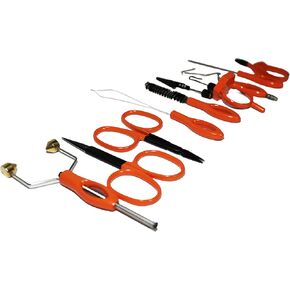 Tinfish Tackle Co. Deluxe Fly Tying Tool Kit | 9 Pc | for Beginner or Expert |