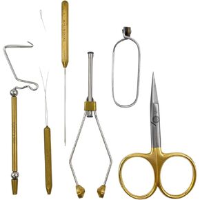 Premium Tool Kit - 6 Pieces - Fly Tying Tool Kit - Portable, Compact, and All The Essentials You Need to Get Started