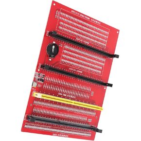 RAM Memory Diagnostic Analyzer 4 in 1 Desktop DDR3 DDR4 DDR5UDMM DDR5RDIMM Tester Card with Light Using LED Lights for Memory Testing, for Poor Graphics Memory Performance