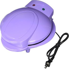 Electric Cake Pop Maker – Nonstick 12 Cake Pop and Donut Hole Baker, Fast Baking with Indicator Lights & Cool Touch Handle, Purple