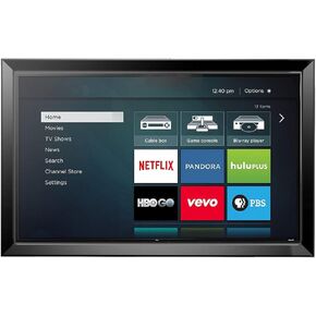 The TV Shield PRO 75-85" Outdoor TV Enclosure, Fits 75-85" Television - Clear Front Panel