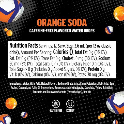 Ninja Thirsti Flavored Water Drops, Zero Soda Variety Pack, Zero Calories | Zero Sugar, Makes 17 Drinks, 3 Pack, Compatible with All Ninja Thirsti Drink Systems - WC1000, WC2000 & WC3000 Series, WCFV8 in Kuwait