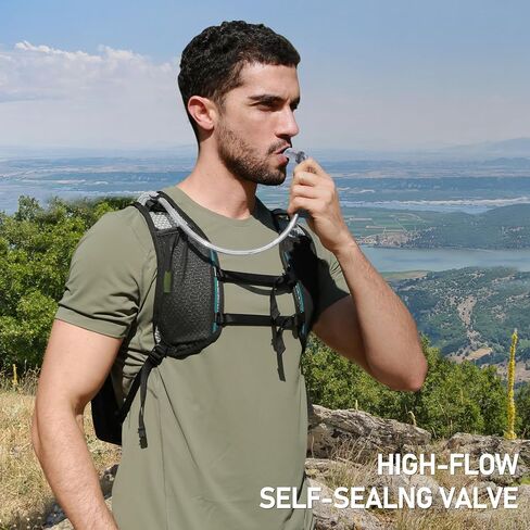 N NEVO RHINO Water Bladder 1.5L-2 Liter, BPA -Free Hydration Bladder for Hiking Backpack, Leak - Proof Water Reservoir Storage Bag for Hiking, Running, Camping & Outdoor Adventures in Kuwait