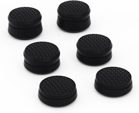 Playvital 3 ارتفاع درع الإبهام CUSTION CUSHION CAPS قبضة الإبهام لـ PS5 ، ل PS4 ، غطاء قبضة الإبهام للوحدة اللاسلكية Xbox Core ، أغطية قبضة الإبهام لأجهزة Xbox One ، Elite Series 2 ، لـ Switch Pro - Black in Saudi Arabia