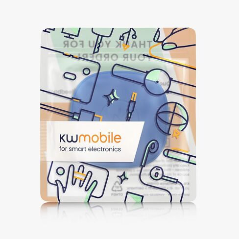 kwmobile Silicone Clip Compatible with Samsung SmartTag - Protective Silicone Clip for Tracker - Blue in Kuwait