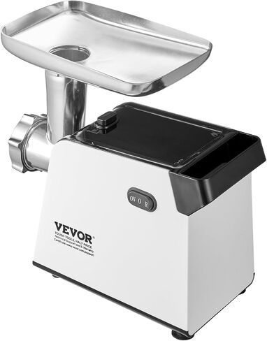 مطحنة اللحوم Vevor ، 3 رطل/دقيقة طاحونة اللحوم الكهربائية مع شفرة ، صفيحة طحن ، صانع النقانق ، Kubbe Kit ، Mincer Mincer Fethel Fething for Home Kitchen in Kuwait