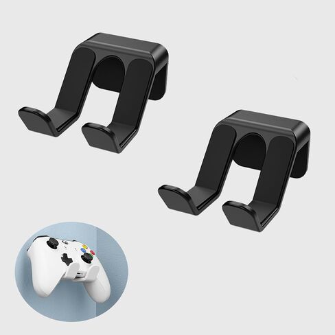 2pcs Gaming Controller Holder Wall Mount,Stand for Xbox Series XS,PS5 PS4 Switch Proand,PC Gaming Accessories with Stable 3M Adhesive(White) in Saudi Arabia