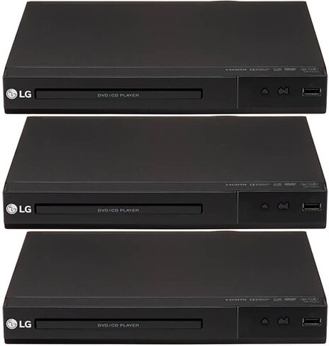 LG DP132H DVD Player Full HD Upscaling, Traditional DVD Playback, USB Playback, HDMI Out, USB Direct Recording, with Remote Control – Black in Saudi Arabia