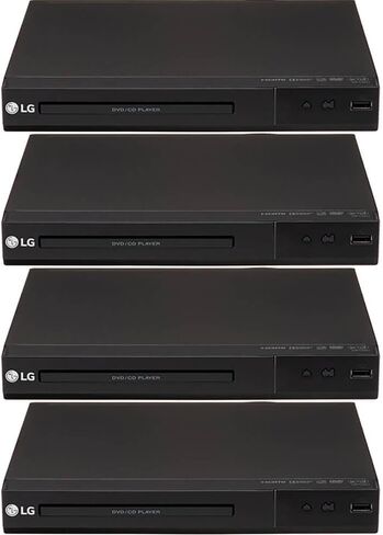 LG DP132H DVD Player Full HD Upscaling, Traditional DVD Playback, USB Playback, HDMI Out, USB Direct Recording, with Remote Control – Black in Saudi Arabia