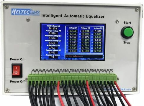 المعادل التلقائي الذكي 2S-24S 4A 2.0V-4.5V بطارية المعادل التلقائي الجهد اختبار الجهد 4A 7A (24S 4A 16AWG سلك) in Kuwait