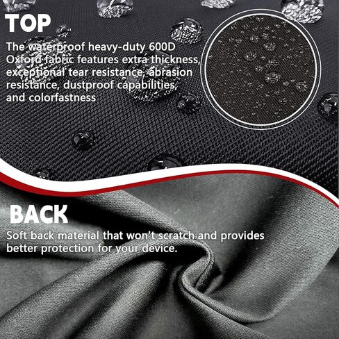 غطاء غبار الطابعة ، واقي مقاوم للماء مضاد للتربة مضاد للوزن الثقيل ملحقات أغطية النسيج الأسود ، متوافق مع الأخ HLL3290CDW و Canon Color ImageClass MF656CDW in Kuwait