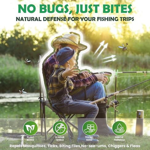 Mosquito Repellent Spray - Plant-Based Natural Insect Repellent Spray with Essential Oils, DEET-Free, Long-Lasting Protection (2 Fl Oz, 2 Pack) in Saudi Arabia