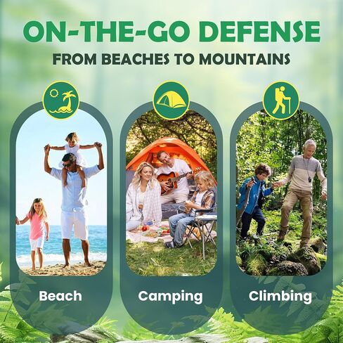 Mosquito Repellent Spray - Plant-Based Natural Insect Repellent Spray with Essential Oils, DEET-Free, Long-Lasting Protection (2 Fl Oz, 2 Pack) in Saudi Arabia