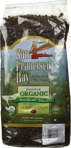 San Francisco Bay 100 ٪ Coffee Rainforest Blend Flust Bean 3 LBS in Saudi Arabia