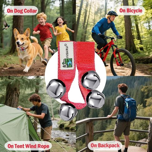 Outdoor Bear Bells for Hiking Safety: Bear Horn to Scare Bears Deterrent Devices for Dogs Biking Fishing Camping Climbing in Saudi Arabia