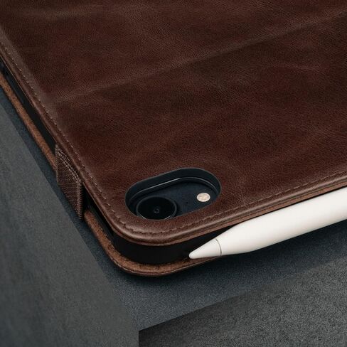 TORRO Case Compatible with iPad Mini 6 – Genuine Leather iPad Mini 6th Generation (2021) Cover with Stand Function, Apple Pencil Connectivity and Wake Sleep Function (Green) in Saudi Arabia