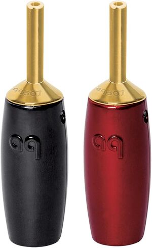 AudioQuest SureGrip 500 Series Banana Connectors - Set of 4 (Silver) in Saudi Arabia