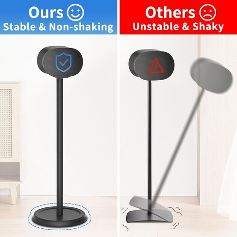 مكبر صوت شاق للخدمة الشاقة في Sonos Era 300 Stand Black with Cable Management Floor Smeter in Kuwait