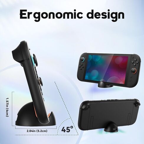 Switch Charging Dock for Nintendo Switch 2 (2025) or 1/Lite/OLED,Portable Carrying Charging Station for Travel or Outdoor and Home(No Cable Included in Saudi Arabia