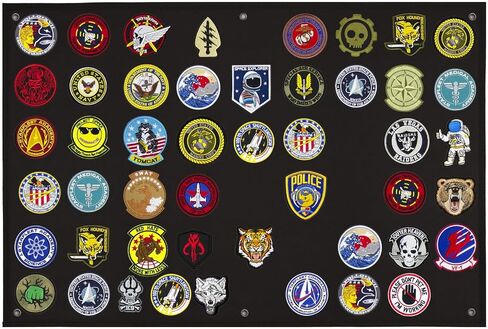 Tactical Patch Display Holder Panel Board for Military Army Morale Hook and Loop Emblems, 24 Inches x 36 Inches, No Patches Included in Kuwait
