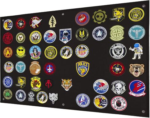 Tactical Patch Display Holder Panel Board for Military Army Morale Hook and Loop Emblems, 24 Inches x 36 Inches, No Patches Included in Kuwait