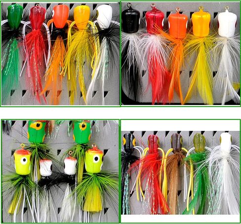 Fly Fishing Flies Kit/Trout/Salmon/bass Flies Streamers Dry/Wet Flies.Nymphs,Fly Poppers (with Waterproof Fly Box) in Kuwait