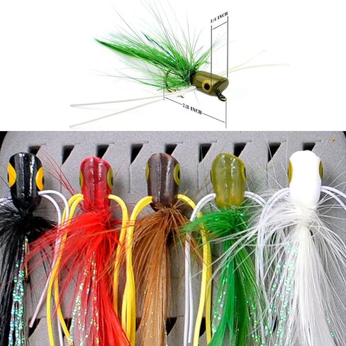 Fly Fishing Flies Kit/Trout/Salmon/bass Flies Streamers Dry/Wet Flies.Nymphs,Fly Poppers (with Waterproof Fly Box) in Kuwait