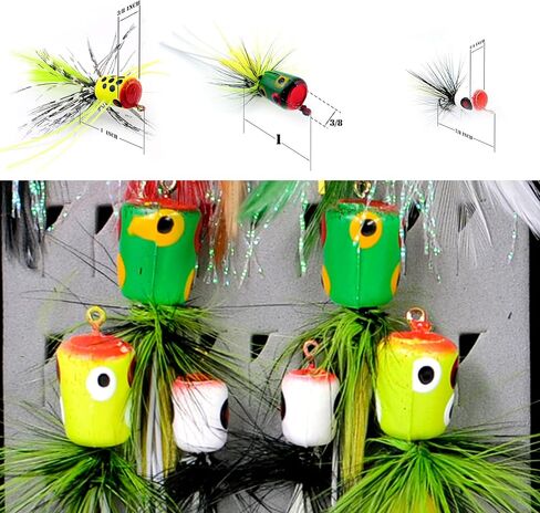 Fly Fishing Flies Kit/Trout/Salmon/bass Flies Streamers Dry/Wet Flies.Nymphs,Fly Poppers (with Waterproof Fly Box) in Kuwait